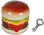 Out of the blue 78/3923 - Spardose Hamburger aus Keramik, ca. 14 x 13 cm