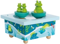 TROUSSELIER 6295005 Spieluhr mit tanzenden Fr&ouml;sche, magnetisch