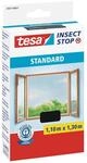 tesa Insect Stop Fliegengitter STANDARD Fenster 1,1m x 1,3m, anthrazit
