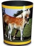 L&auml;ufer Papierkorb Pferd und Fohlen, 13l