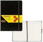 Idena Notizbuch DIN A5 80g/m&sup2; kariert schwarz 192 Seiten