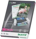 Leitz iLAM Hei&szlig;laminierfolien Seidenmatt A4, 125 mic, 100 St&uuml;ck