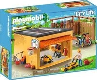 PLAYMOBIL&reg; 9368 Garage mit Fahrradschuppen