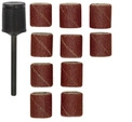 PROXXON 4528978 Schleifb&auml;nder &Oslash; 14 mm, 10 St&uuml;ck Korn 120, mit Schleifzylinder