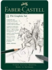 FABER-CASTELL 112972 Set Pitt Graphite klein Metalletui