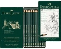 FABER-CASTELL 119065 Bleistift CASTELL 9000 12er Art Set