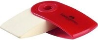 FABER-CASTELL 182411 Radierer SLEEVE Mini rot/blau