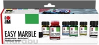 Marabu 130500087 Marabu easy marble Starter-Set 6 x 15 ml