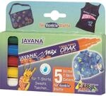 KREUL 92750 Javana texi m&auml;x Opak f&uuml;r helle und dunkle Stoffe 5er Set