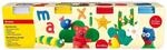 Eberhard Faber Mini Kids Club Spielknete Basisfarben mit je 140 g im luftdichten