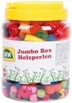 LENA&reg; 32044 Jumbo Box Holzperlen