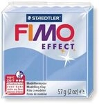 RAYHER 34020374 Fimo effect Modelliermasse Transluzent, azurblau, 8020-374, 57g