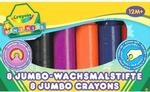 Vivid Crayola Jumbo Wachsmalstifte, 8 St&uuml;ck