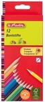 Herlitz Dreikantbuntstifte 12er lackiert