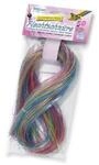 Folia Flechtschn&uuml;re Transparent mit Glitter 50 St&uuml;ck