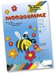 Folia Moosgummi 2 mm stark, 20 x 29cm, 10 Blatt, wei&szlig;
