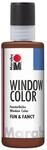 Marabu Window Color fun & fancy braun, 80 ml