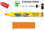 KREUL 90761 Javana texi m&auml;x Sunny medium f&uuml;r helle Stoffe Orange
