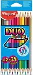 Maped Buntstifte COLOR&rsquo;PEPS Duo, 12 St&uuml;ck