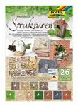 Folia Motivblock Strukturen, 26 Blatt mit Motivkarton und Motivpapier in 13