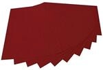 Folia Bastelfilz dunkelrot, 20 x 30cm, 10 Blatt