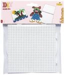 HAMA 4458 Midi B&uuml;gelperlen Midi-2er Set Stiftplatten im Beutel, 2x Multi Quadrate,