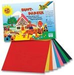 Folia Buntpapierheft gummiert 23 x 25 cm 12 Blatt