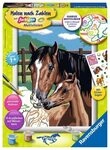 RAVENSBURGER 28326 Pferd mit Fohlen