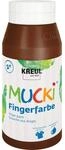 KREUL 23211 MUCKI Fingerfarbe Braun 750 ml