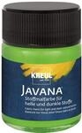 KREUL 91960 Javana Stoffmalfarbe f&uuml;r helle und dunkle Stoffe Blattgr&uuml;n 50 ml