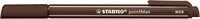 STABILO 488/45 Filzschreiber - STABILO pointMax - Einzelstift - braun
