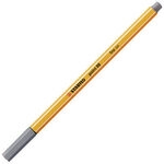 STABILO 88/96 Fineliner - STABILO point 88 - Einzelstift - dunkelgrau