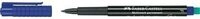 FABER-CASTELL 151351 Marker MULTIMARK permanent F blau