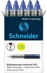 SCHNEIDER 185203 Tintenrollerpatronen Universal 852 blau, 5er Schachtel