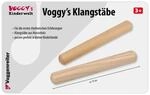 Voggys Klangst&auml;be 1 Paar Holz L&auml;nge ca. 15 cm