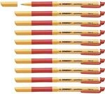 Tintenroller - STABILO pointVisco - 10er Pack - rot