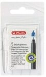 HERLITZ 11378999 Tintenroller-Patronen my.pen blau 5 St&uuml;ck auf Blisterkarte