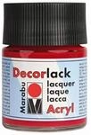 Marabu Acryllack "Decorlack", kirschrot, 50 ml, im Glas