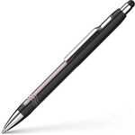 SCHNEIDER 138704 Kugelschreiber Epsilon Touch schwarz-pink, Mine 755 XB blau