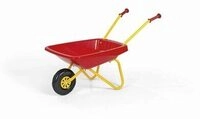 rolly toys 270859 Schubkarre, gelb/rot, Metall/Kunststoff