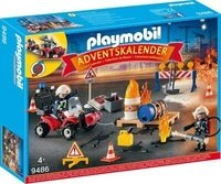 PLAYMOBIL&reg; 9486 Adventskalender "Feuerwehreinsatz auf der Baustelle"