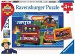 Ravensburger 07826 Kinderpuzzle 2x24 Teile - Feuerwehrmann Sam - Wasser marsch mit