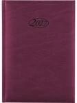Stylex Buchkalender bordeaux DIN A5, 400 Seiten
