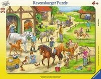 RAVENSBURGER 6164 Kinderpuzzle Auf dem Pferdehof