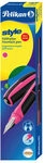 PELIKAN 807340 Pelikan F&uuml;ller Style f&uuml;r Rechts- und Linksh&auml;nder, Neon Pink, Feder
