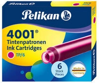 PELIKAN 321075 Pelikan Tintenpatronen 4001&reg;, Pink, 6 St&uuml;ck