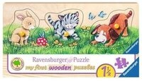 RAVENSBURGER 3203 Kinderpuzzle Niedliche Tierkinder
