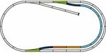 PIKO 55321 H0 PIKO A-Gleis mit Bettung Gleis Set C