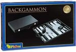 Philos Backgammon-Kunstleder grau