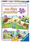 Ravensburger 06952 Kinderpuzzle 2, 4, 6, 8 Teile - S&uuml;&szlig;e Gartenbewohner